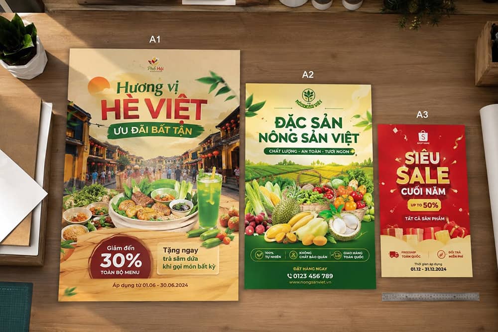 Giấy ISO A Series: Bảng kích thước đầy đủ từ A0 đến A10 và ứng dụng